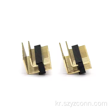 2.54mm 핀 헤더 커넥터 이중 행 30P